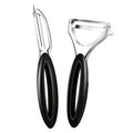 Potato Peeler Set, 2 Pack Y Peeler & Straight Peeler, Upgraded Ergonomic Easy-Grip Handle, Ultra Sharp Stainless Steel Vegetable Peelers for Carrots, Apples, Cucumbers